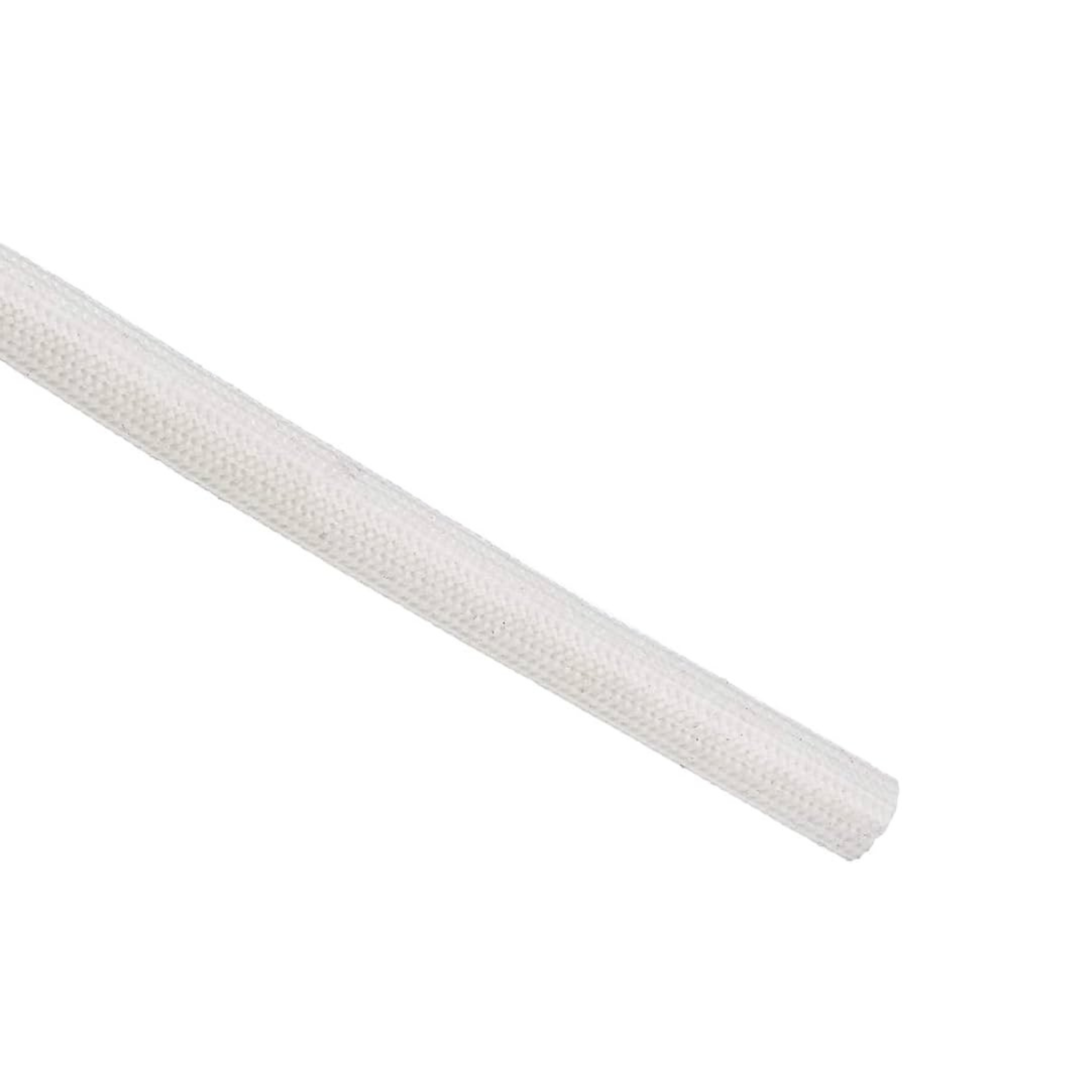 High Temperature Wire Sleeve - White 1 foot