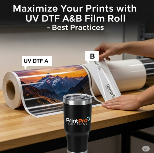 Maximize Your Prints with UV DTF A&B Film Roll -  Best Practices