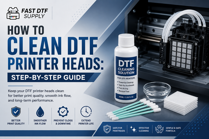 How to Clean DTF Printer Heads: Step-by-Step Guide