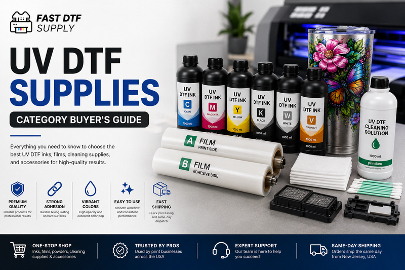 UV DTF Supplies Category Buyer's Guide