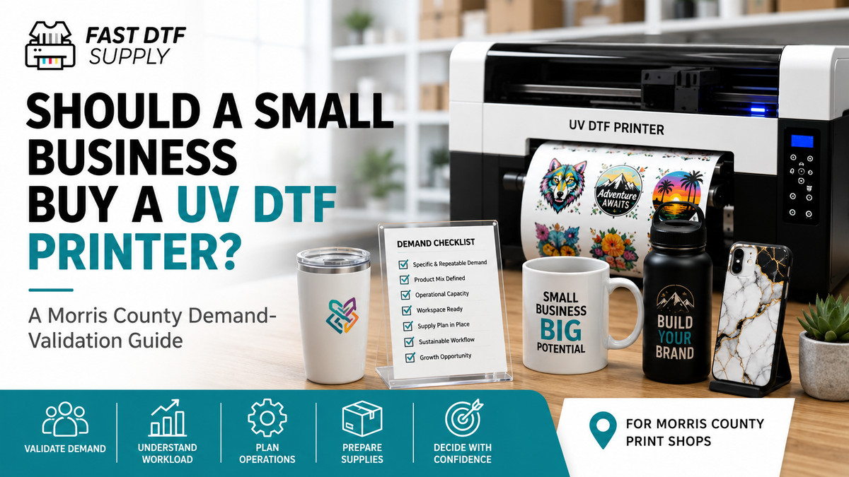 Should a Small Business Buy a UV DTF Printer? A Morris County Guide