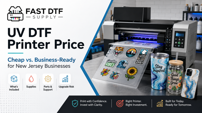 UV DTF Printer Price: Cheap vs. Business-Ready for New Jersey Businesses
