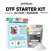 Premium A4 DTF Film Sheets & DTF Powder Bundle – 100-pack A4 DTF Sheets + 2.2 lbs DTF Powder