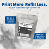 Premium DTF Printing Supply Bundle (Medium) – 100-pack A4 DTF Sheets + 2.2 lbs DTF Powder + 6 × 250ml CMYKWW DTF Ink Set