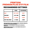 Premium Plus Instant Peel DTF Film - 13