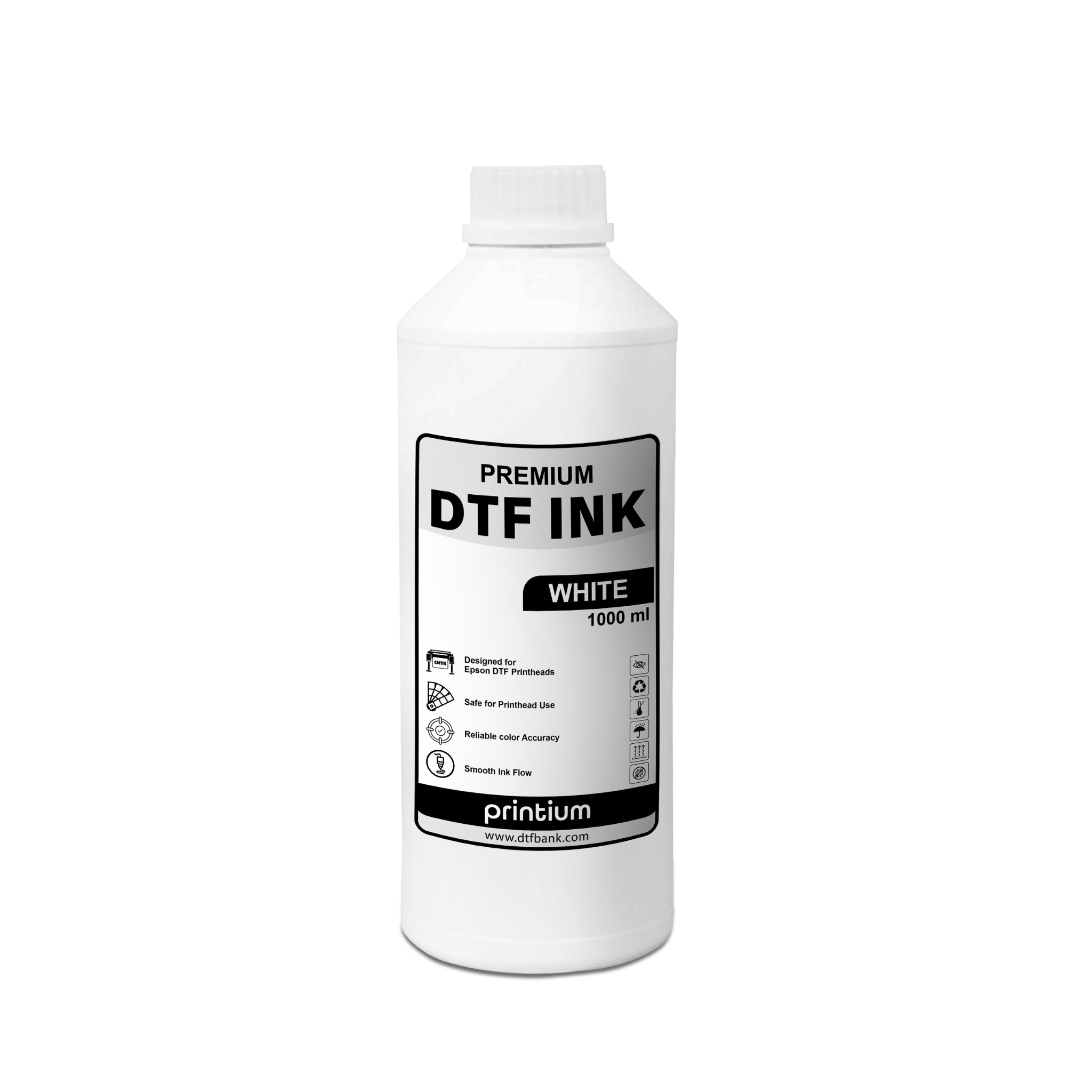 Premium DTF Ink - White 1 Liter