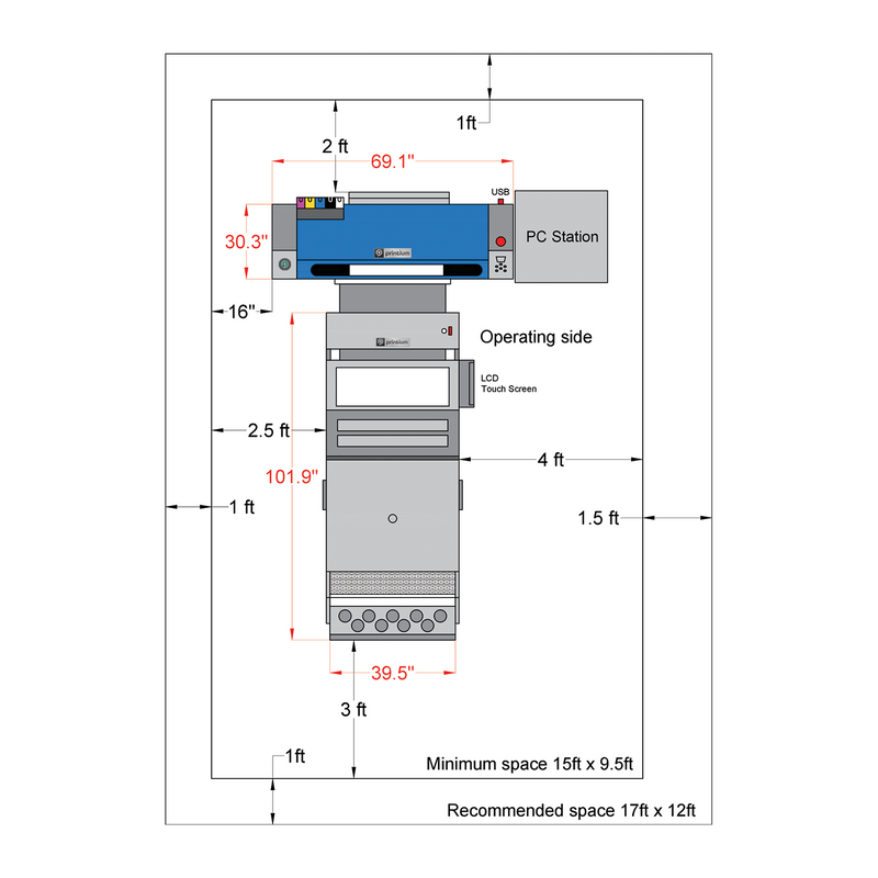 P6501 DTF Powder Shaker Dryer – Fast, Efficient & Reliable