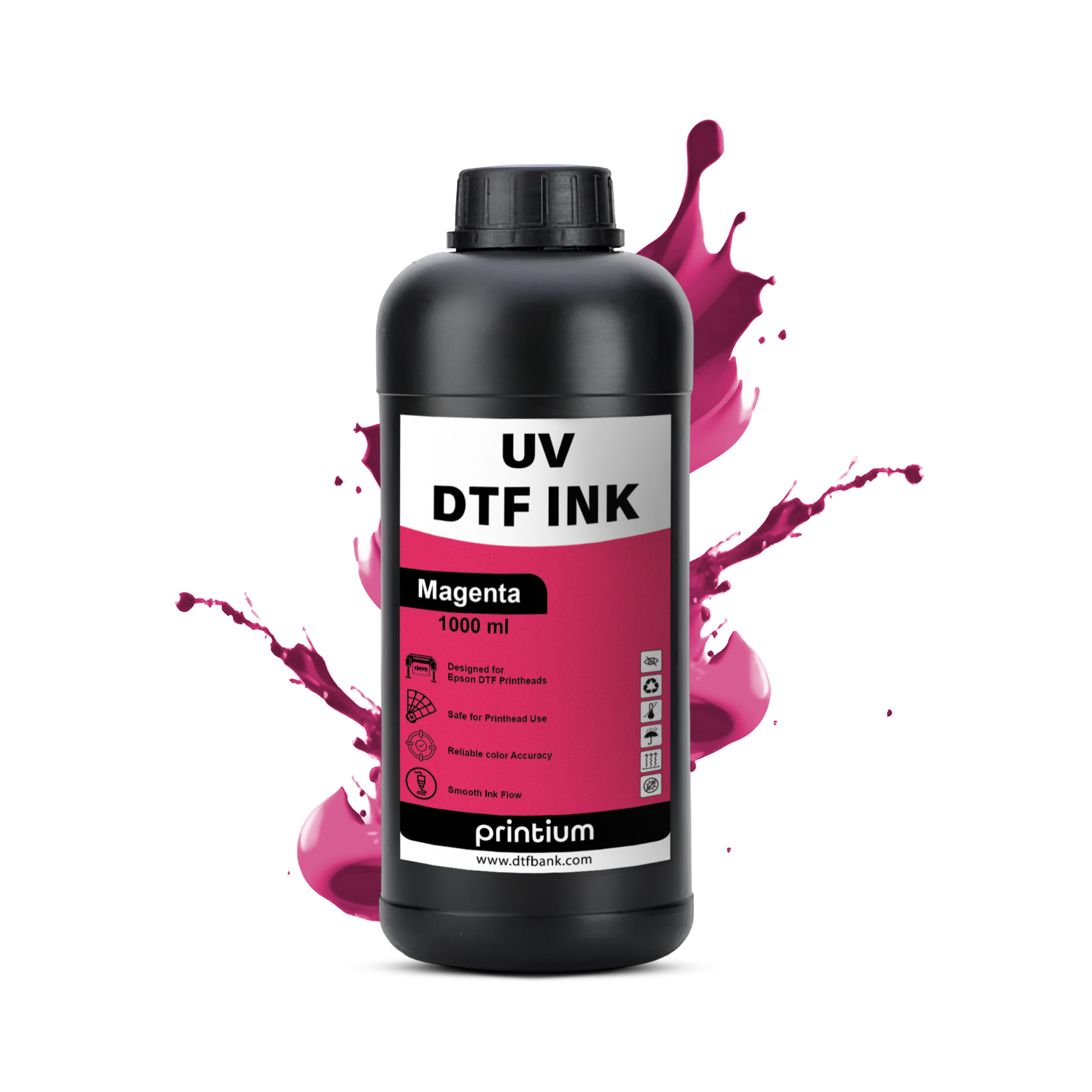 UV DTF Ink - Magenta 1 Liter